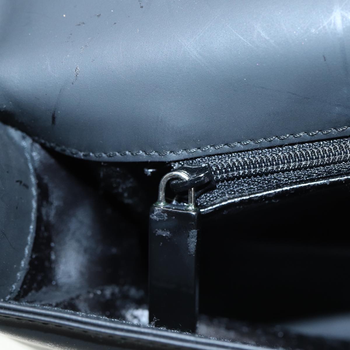 GUCCI Shoulder Bag Enamel Black 001 3064 002058 ac3140