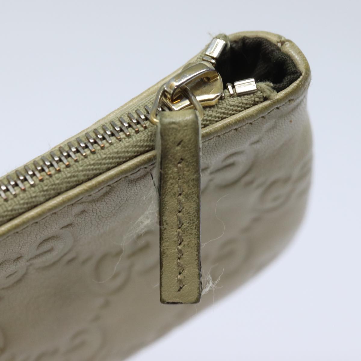 GUCCI GG Canvas Guccissima Coin Purse Beige 233183 ac3151