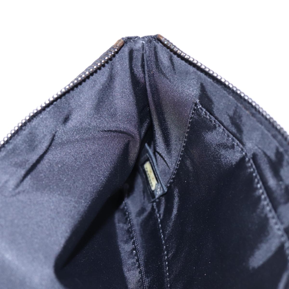 CHANEL New Travel line Pouch Nylon Black CC ac3233