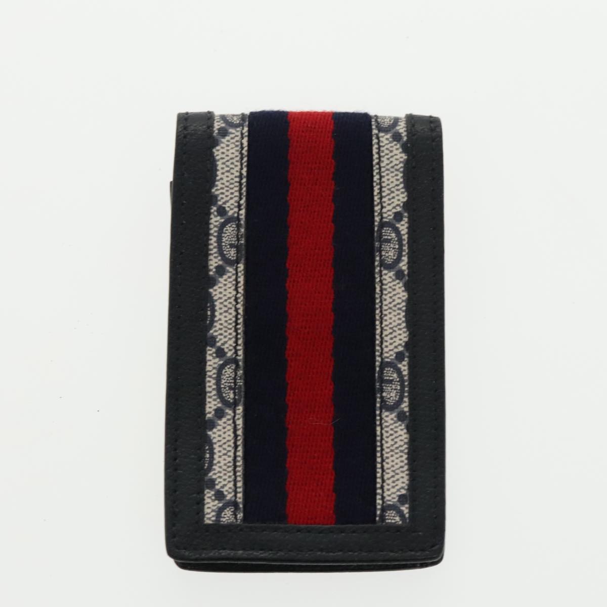 GUCCI GG Supreme Key Case Sherry Line Wallet 4Set Beige Pink Navy ac3302
