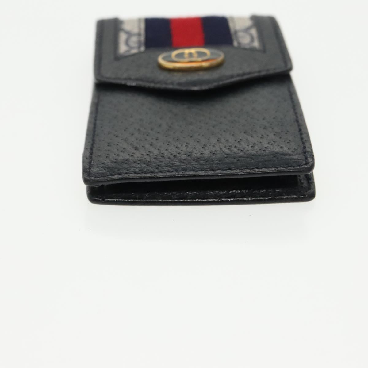 GUCCI GG Supreme Key Case Sherry Line Wallet 4Set Beige Pink Navy ac3302