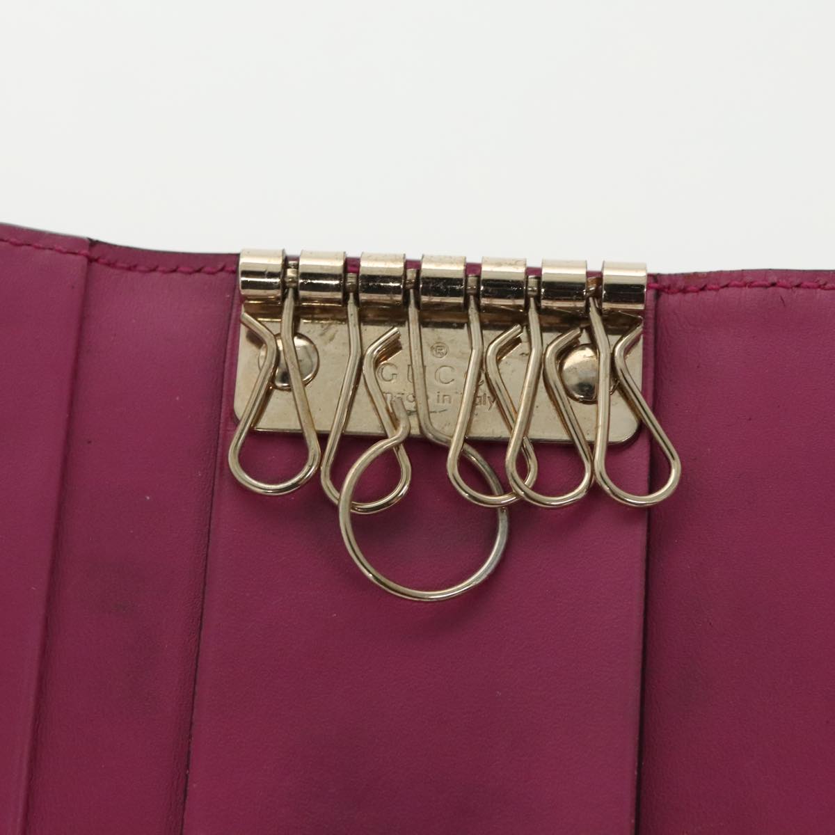 GUCCI GG Supreme Key Case Sherry Line Wallet 4Set Beige Pink Navy ac3302