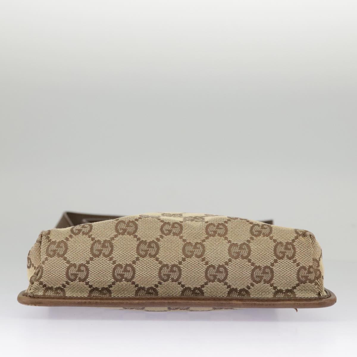GUCCI GG Canvas Shoulder Bag Beige Brown 92562 ac3353