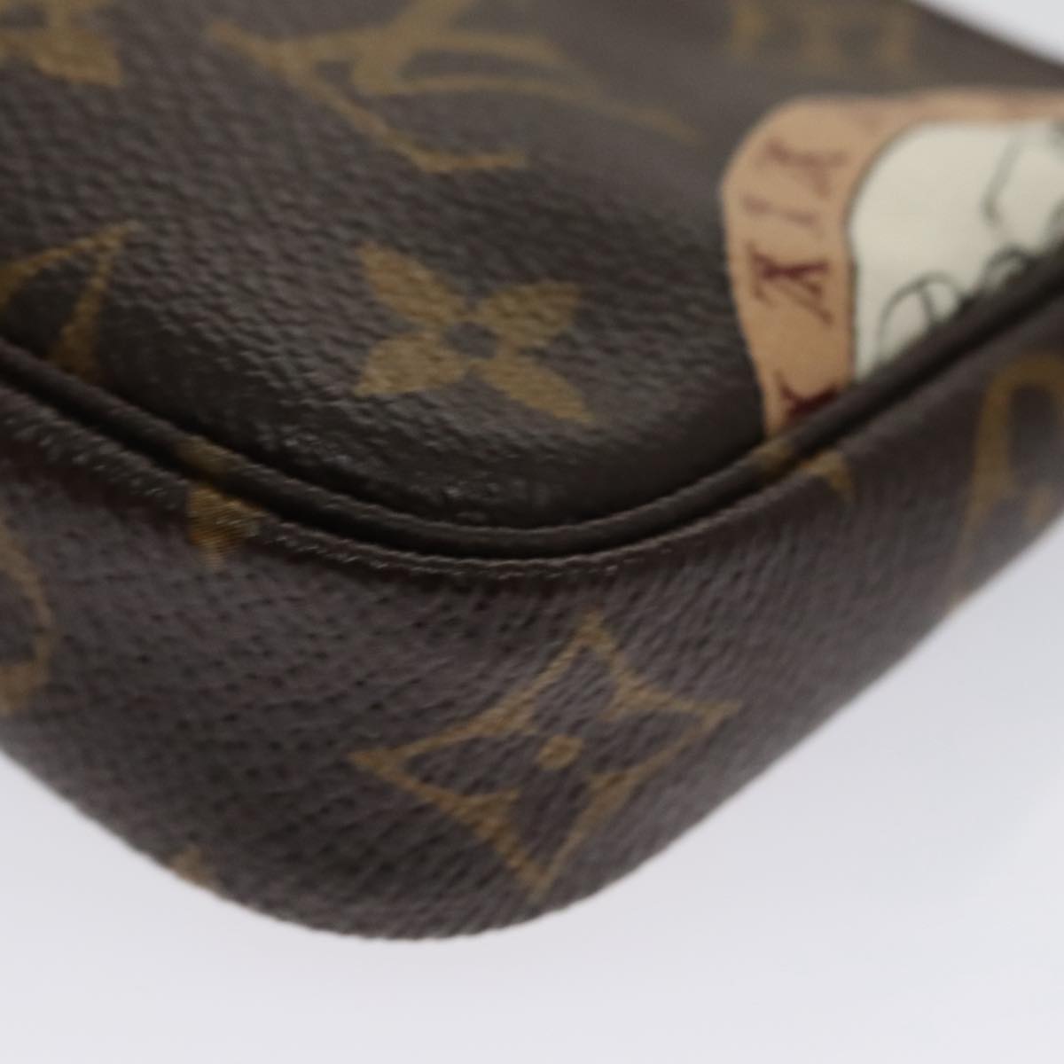 LOUIS VUITTON Monogram Patch Mini Pochette Accessoires Pouch M95804 ac3414