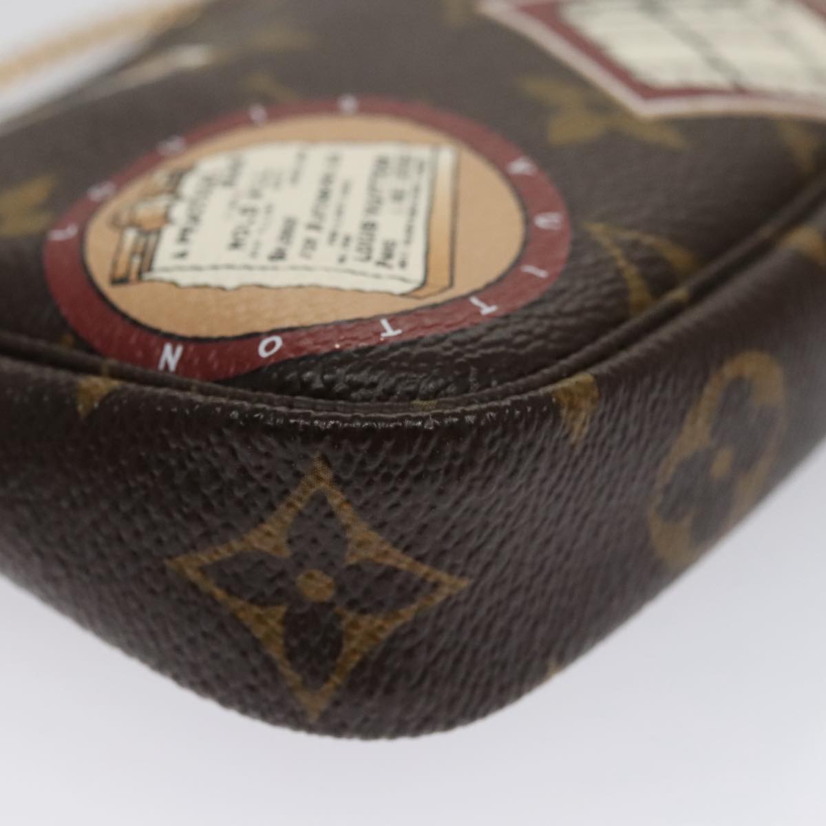 LOUIS VUITTON Monogram Patch Mini Pochette Accessoires Pouch M95804 ac3414