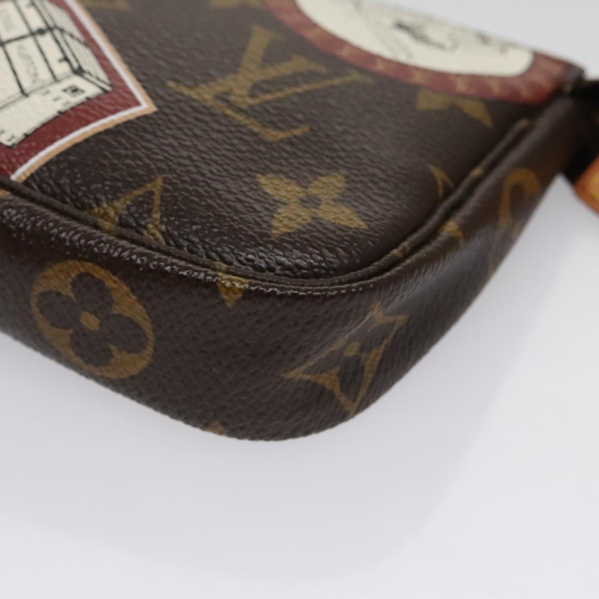 LOUIS VUITTON Monogram Patch Mini Pochette Accessoires Pouch M95804 ac3414