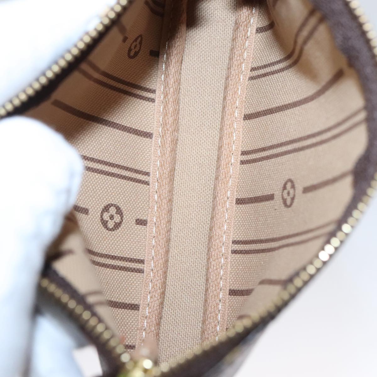 LOUIS VUITTON Monogram Patch Mini Pochette Accessoires Pouch M95804 ac3414