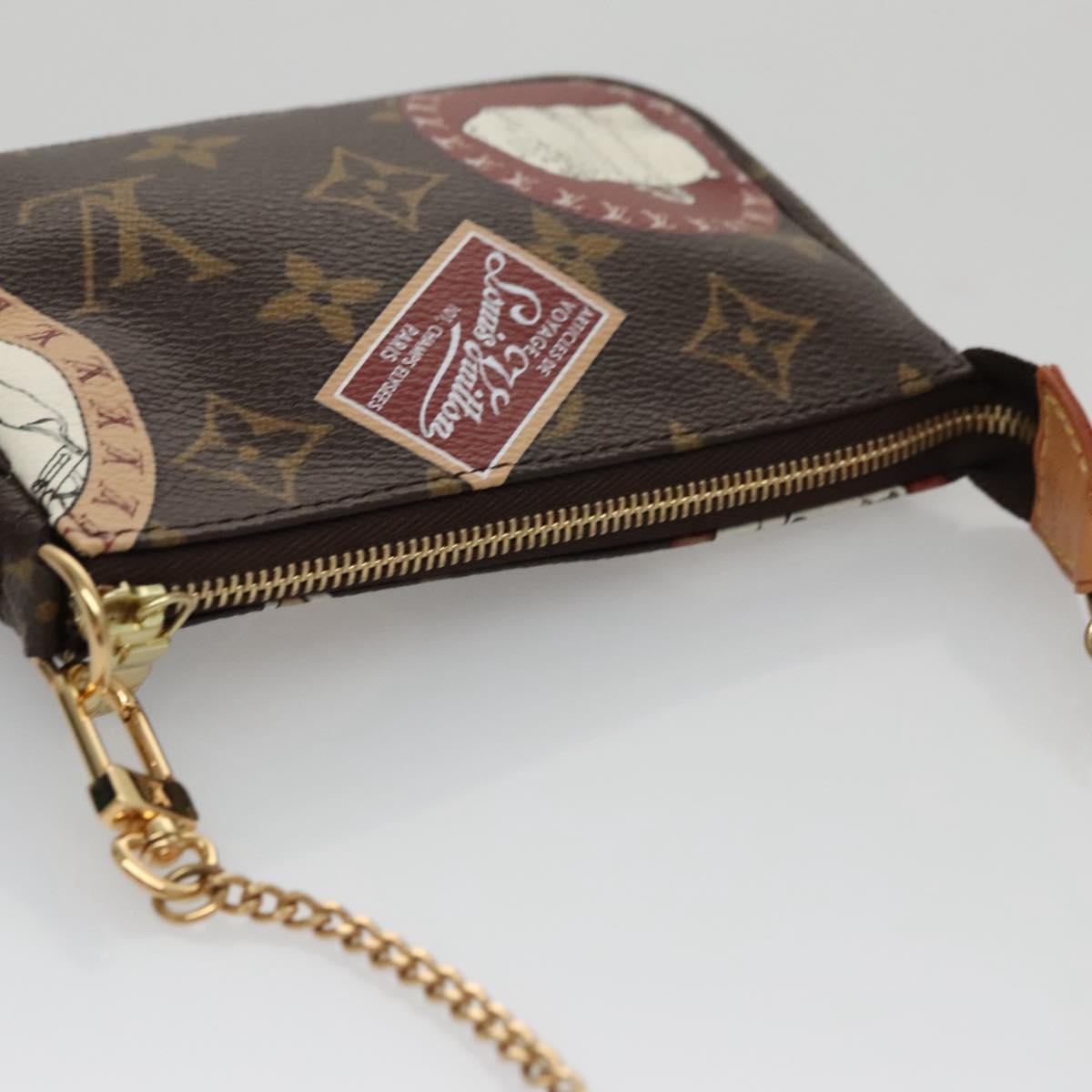 LOUIS VUITTON Monogram Patch Mini Pochette Accessoires Pouch M95804 ac3414