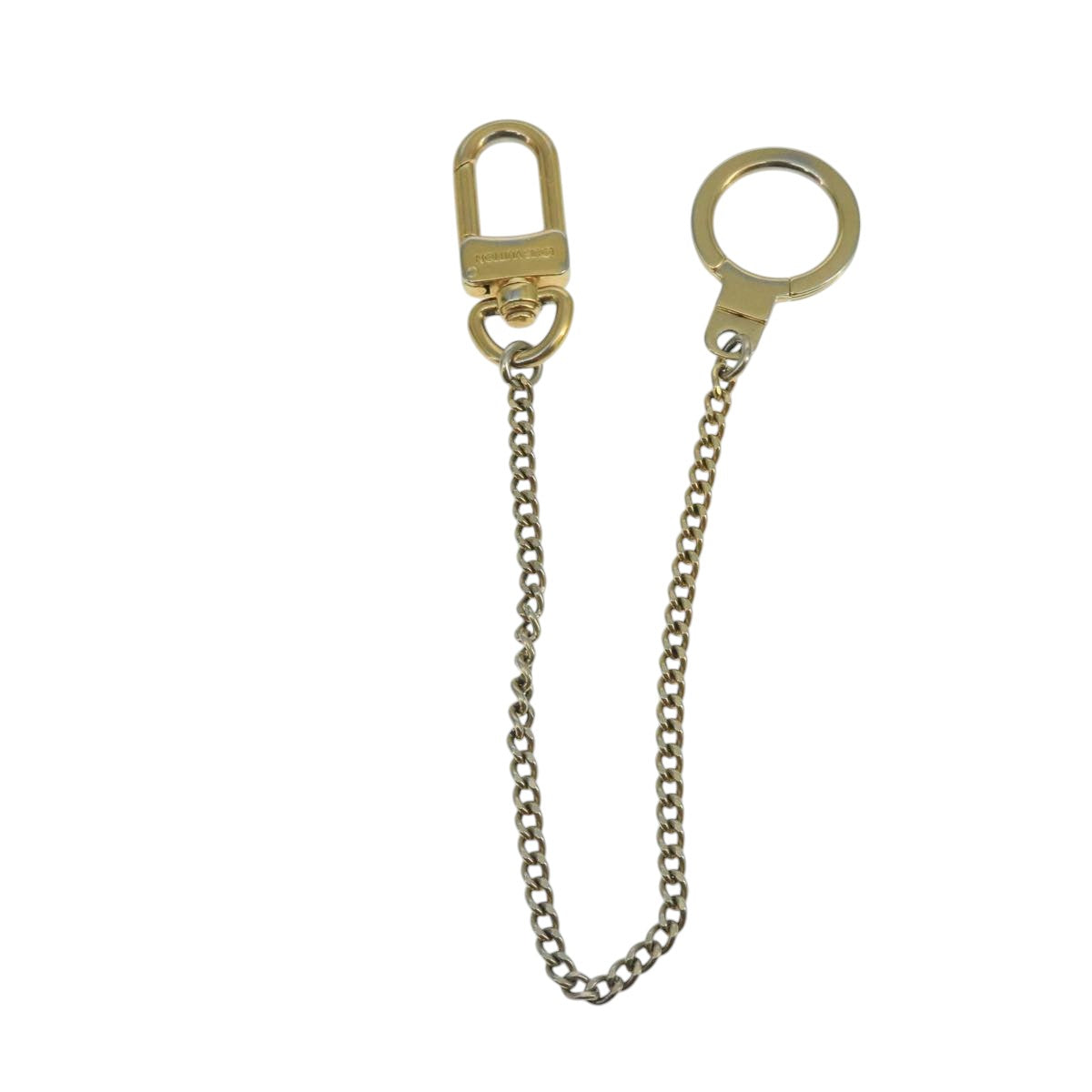 LOUIS VUITTON Chainne Anneau Cles Key Ring Gold Tone M58021 LV ac3419