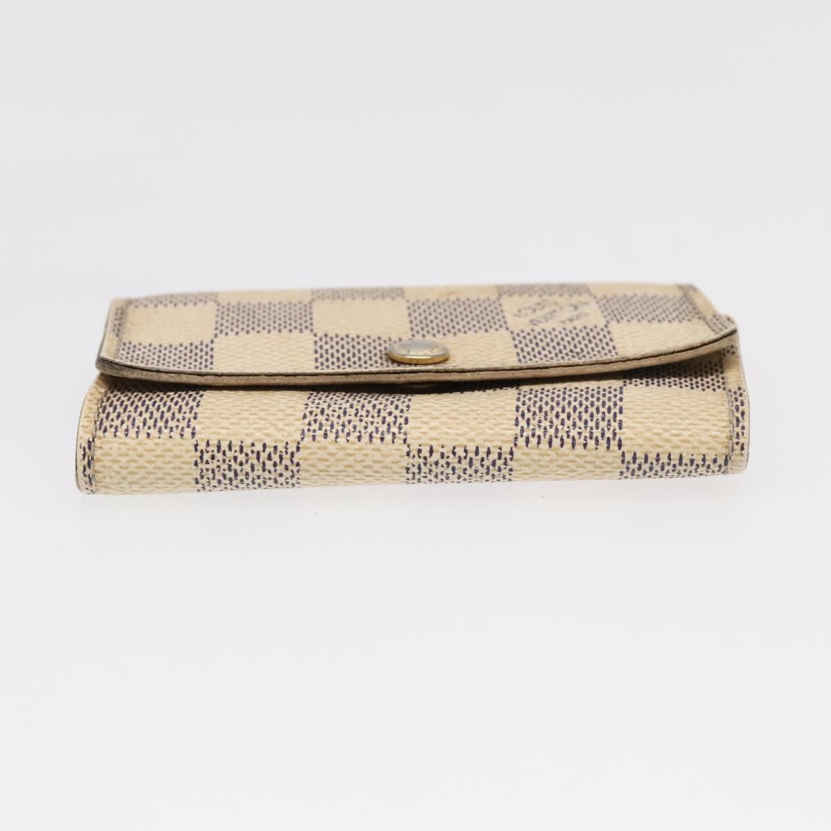 LOUIS VUITTON Damier Azur Vernis Epi Monogram Key Case 6Set Black LV ac3460
