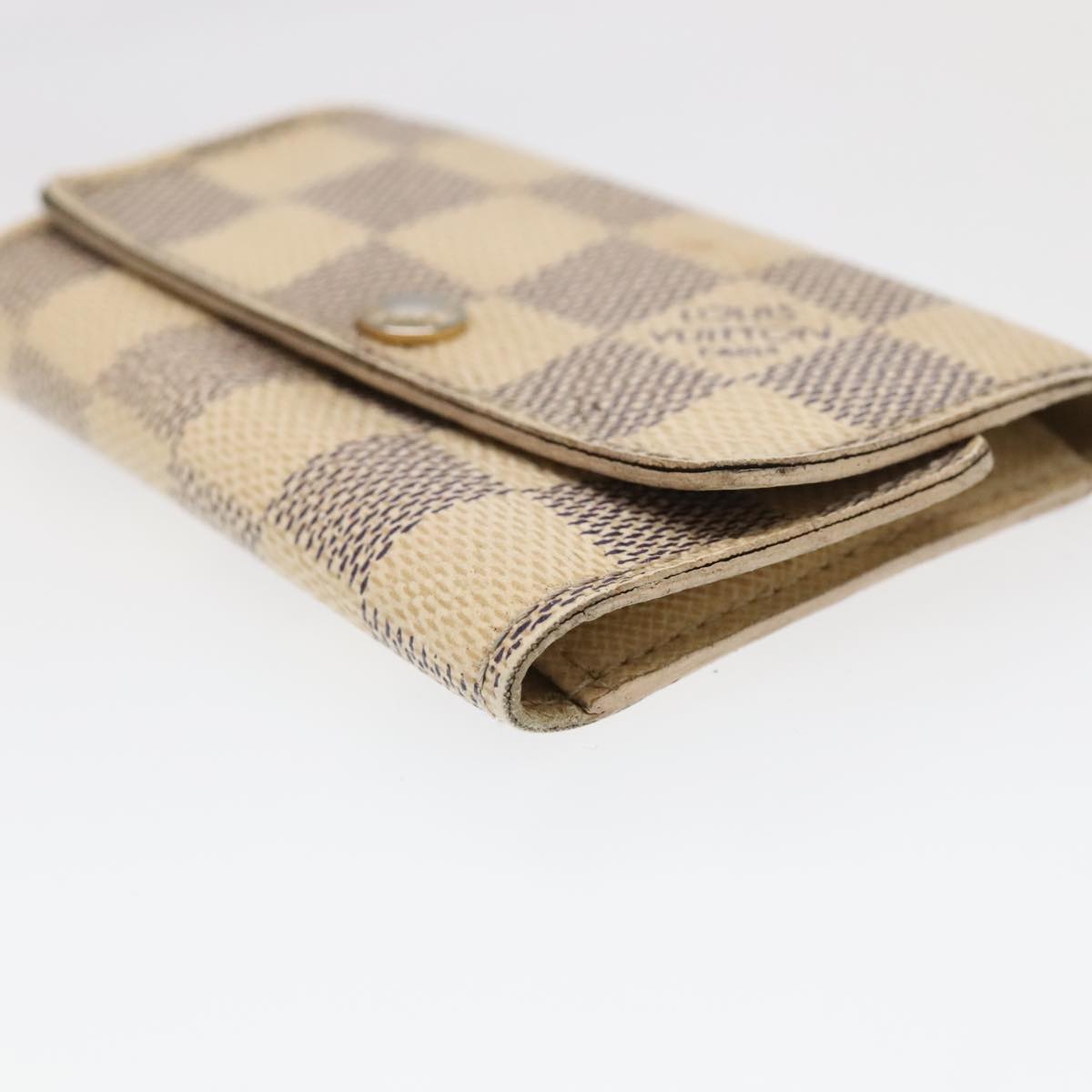 LOUIS VUITTON Damier Azur Vernis Epi Monogram Key Case 6Set Black LV ac3460