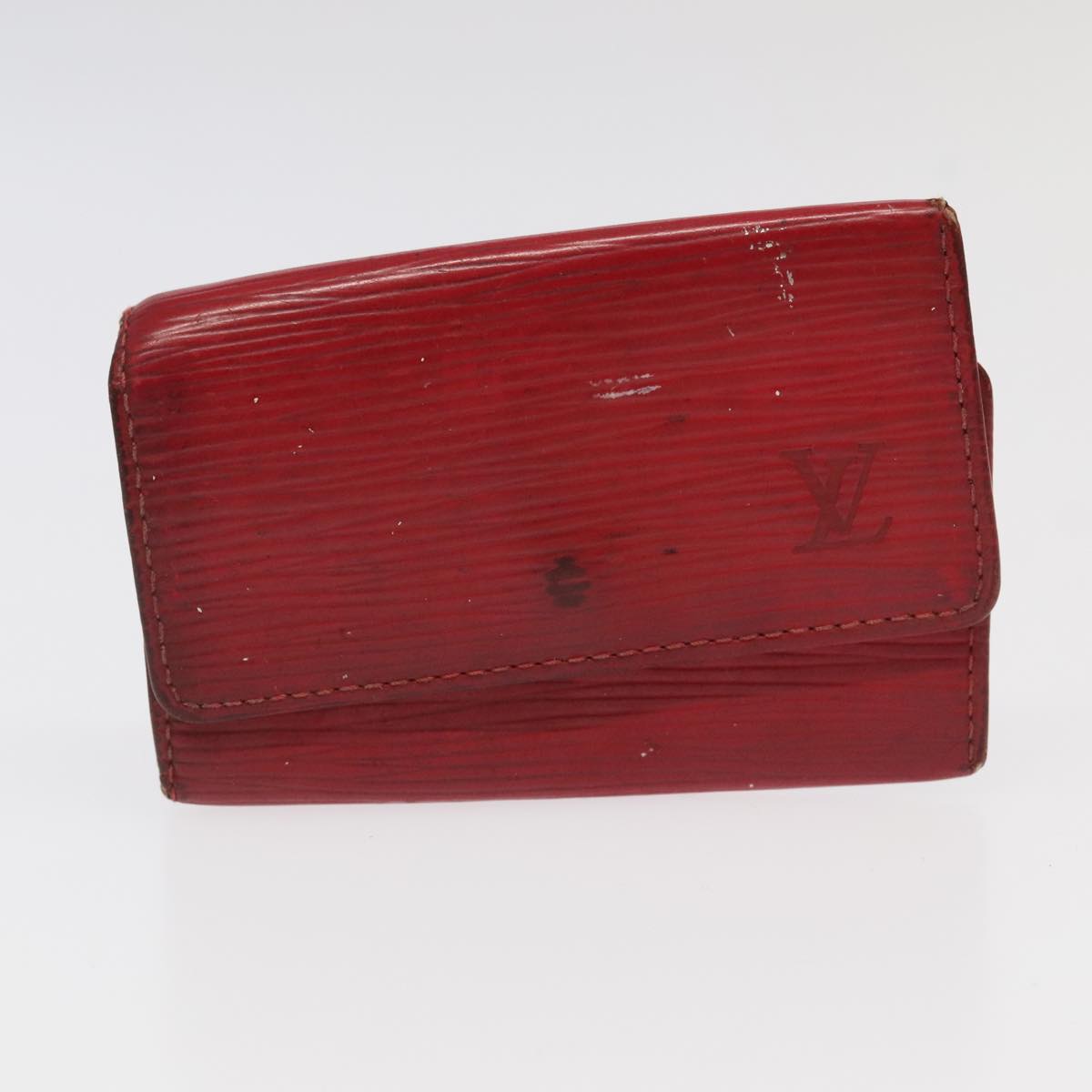 LOUIS VUITTON Damier Azur Vernis Epi Monogram Key Case 6Set Black LV ac3460