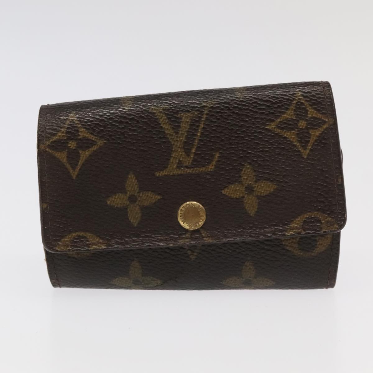 LOUIS VUITTON Damier Azur Vernis Epi Monogram Key Case 6Set Black LV ac3460