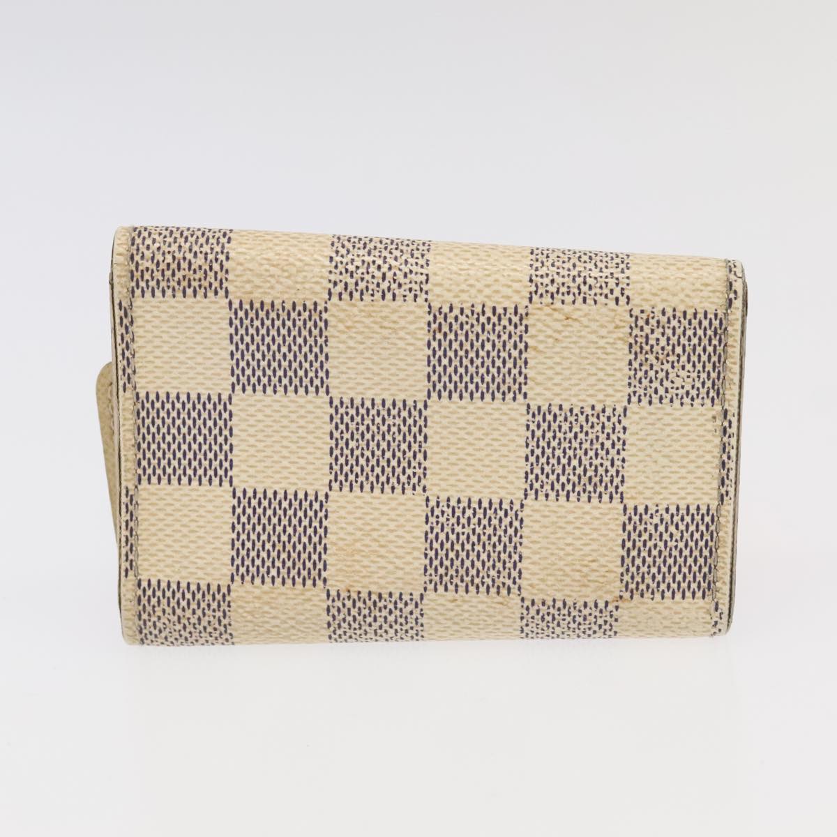 LOUIS VUITTON Damier Azur Vernis Epi Monogram Key Case 6Set Black LV ac3460