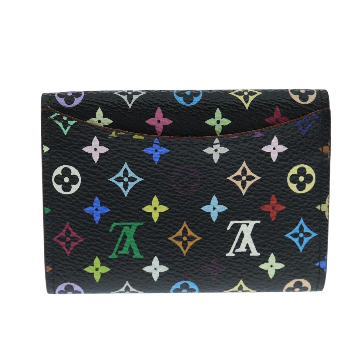 LOUIS VUITTON Multicolor Envelope Carte de Visite Case Black M66561 ac3484