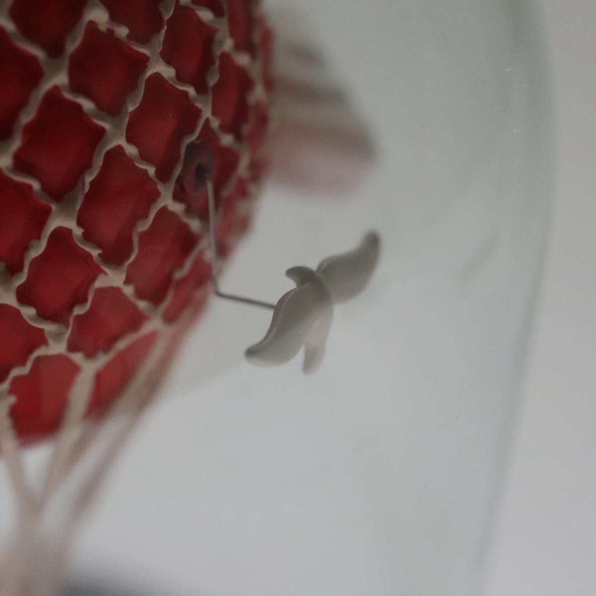 LOUIS VUITTON Snow Globe Balloon VIP Only Clear Red LV ac3487