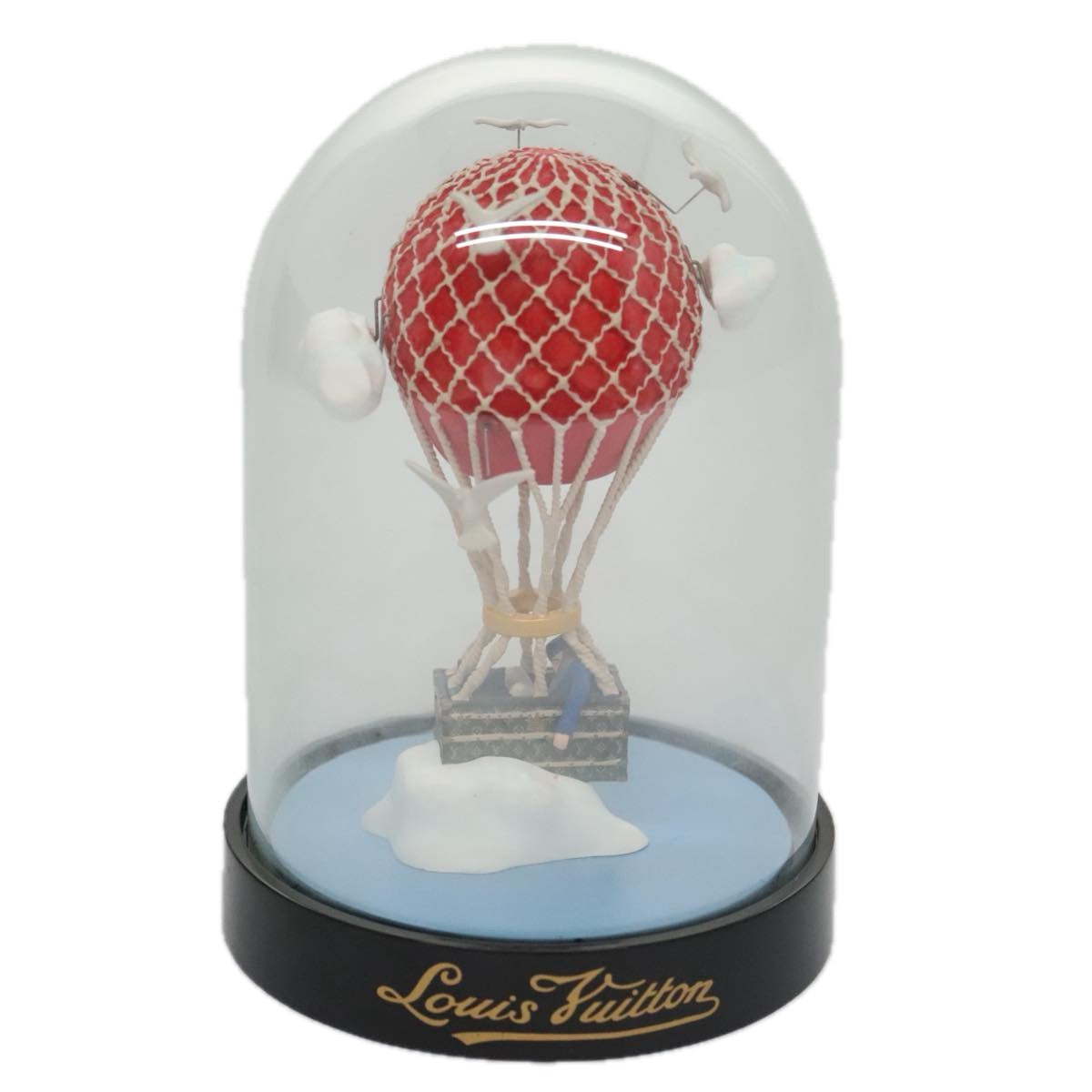 LOUIS VUITTON Snow Globe Balloon VIP Only Clear Red LV ac3487