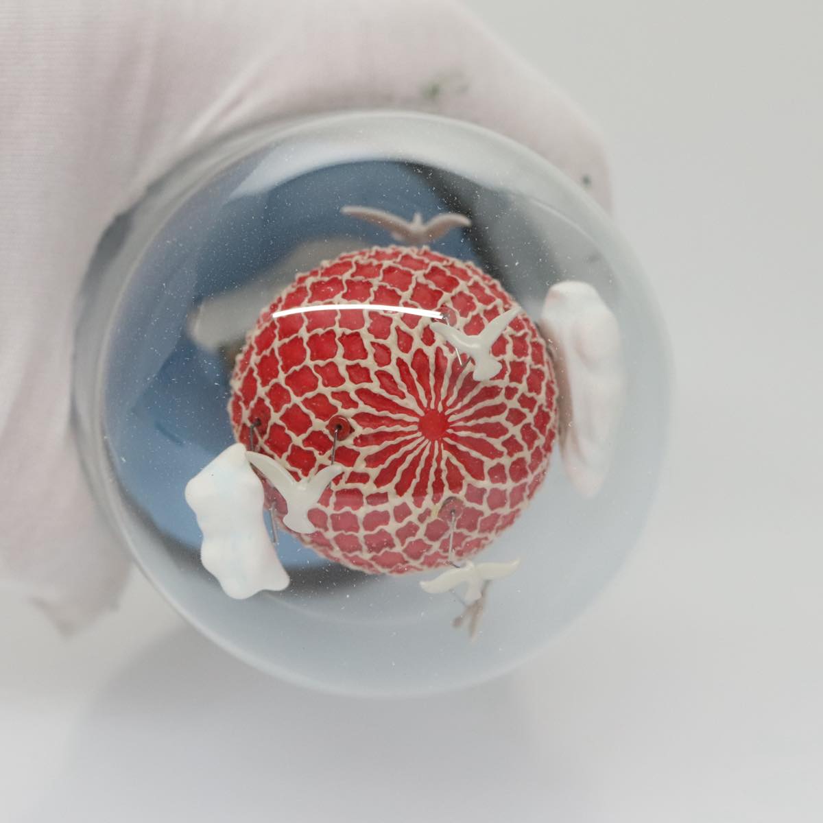 LOUIS VUITTON Snow Globe Balloon VIP Only Clear Red LV ac3487