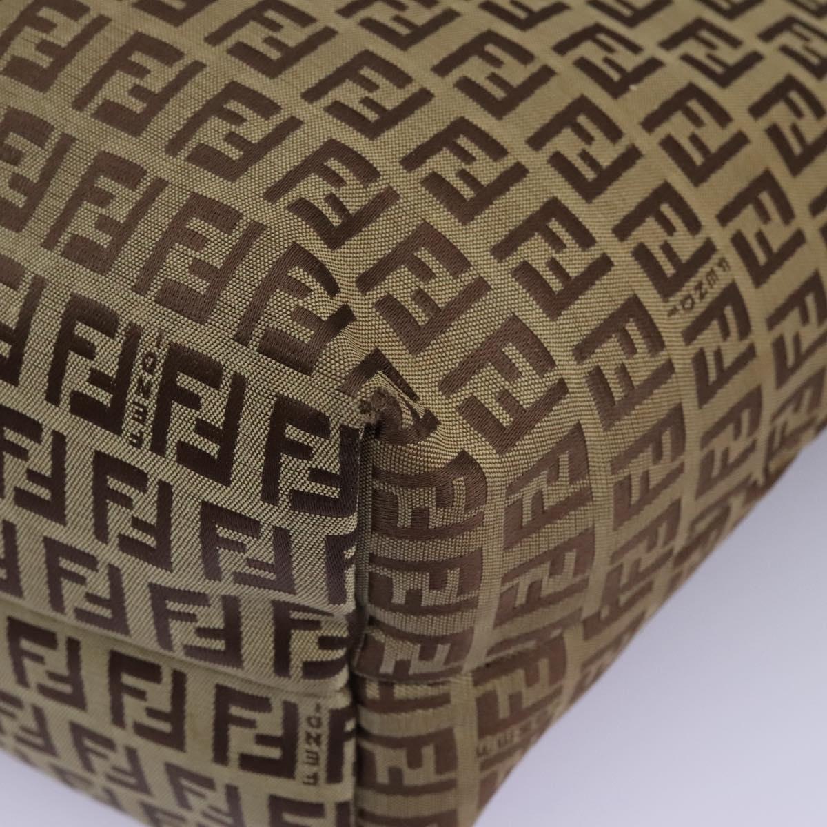 FENDI Zucchino Canvas Tote Bag Beige ac3574