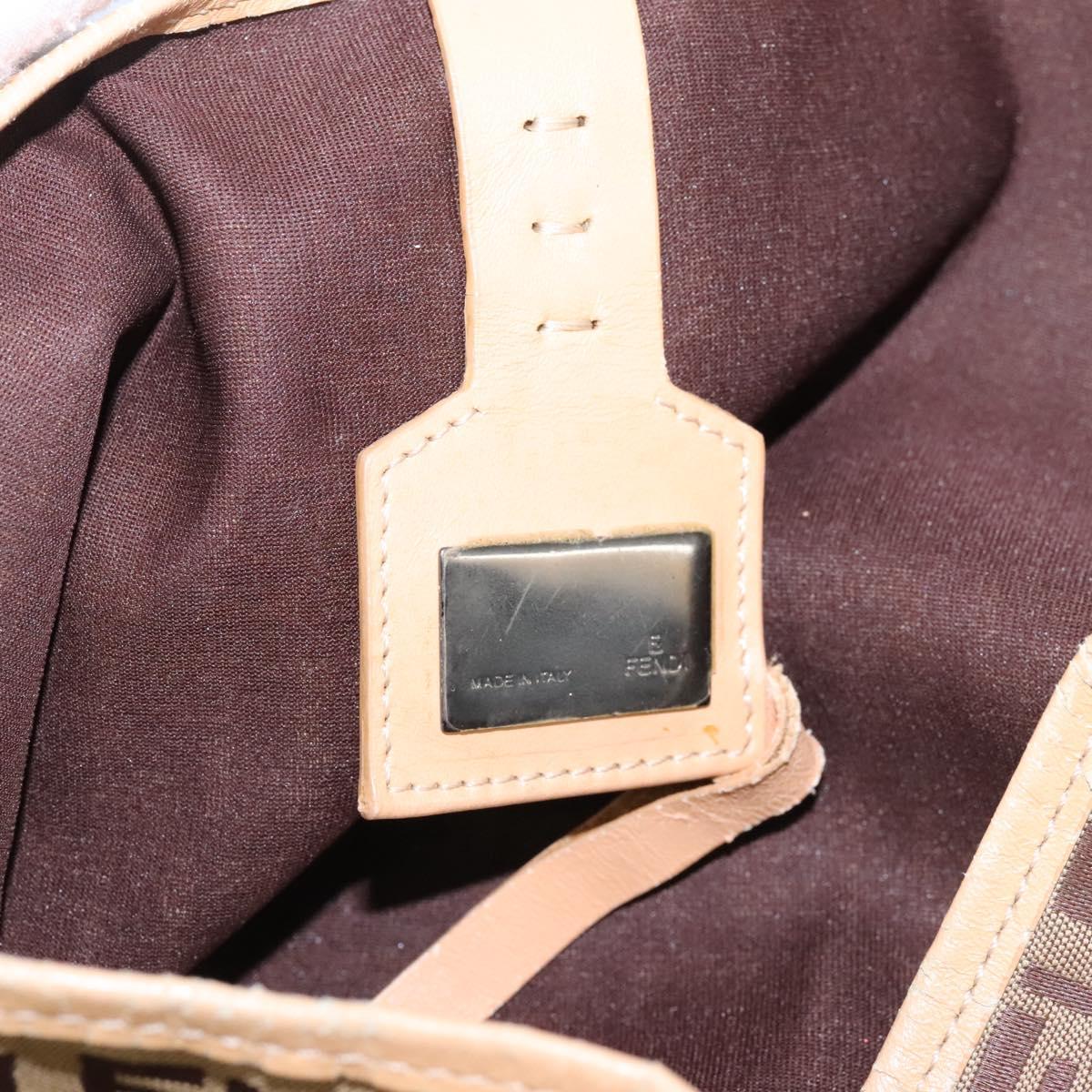 FENDI Zucchino Canvas Tote Bag Beige ac3574