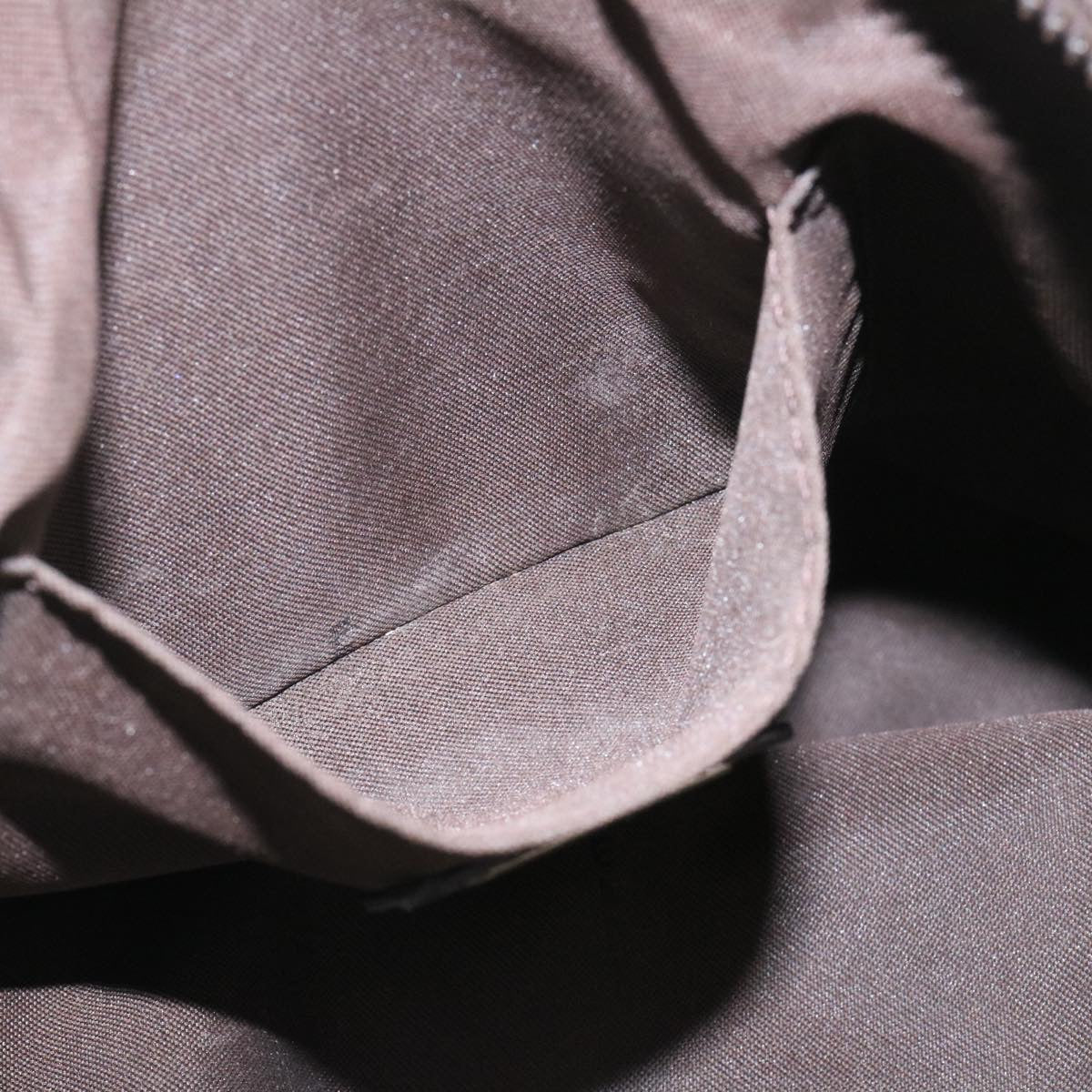 FENDI ZucchinoCanvas Hand Bag Brown ac571