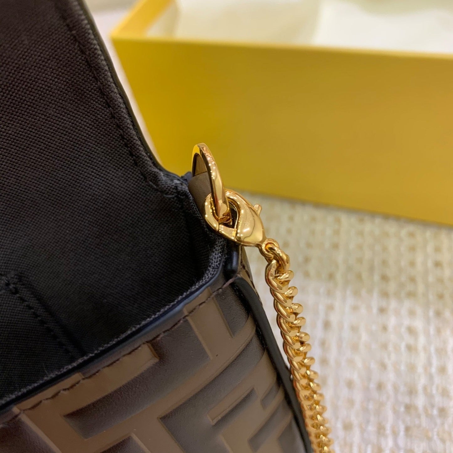 FI Hanld Bag 19cm Brown