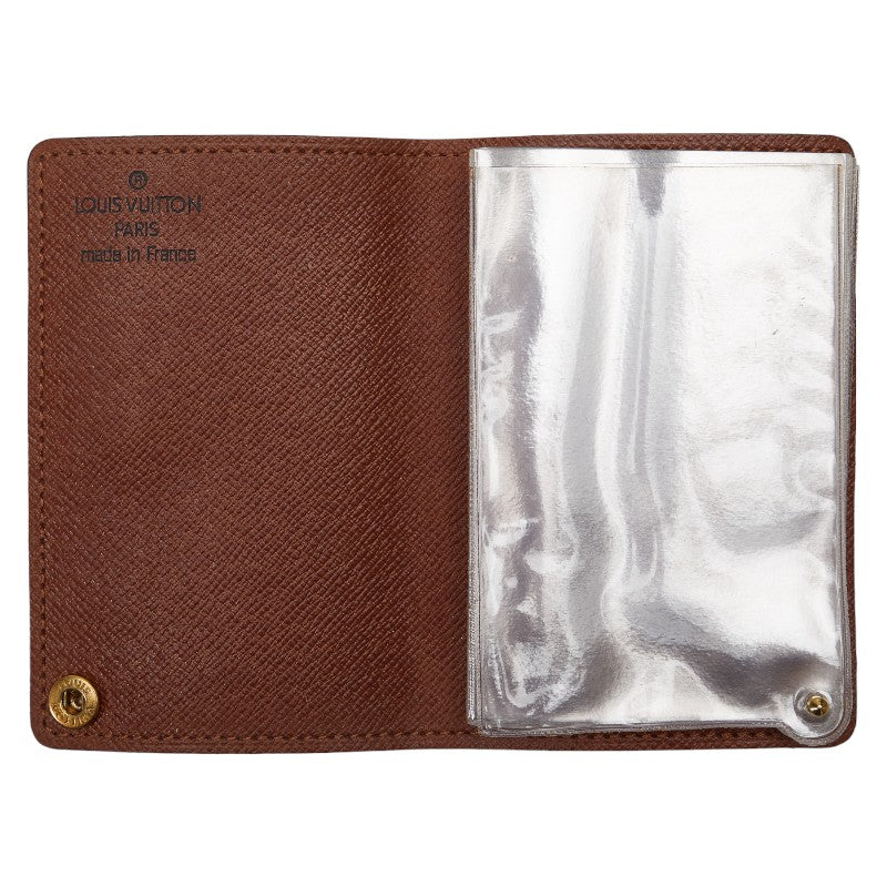 Louis Vuitton Monogram M60937 Card Case PVC/Leather Brown