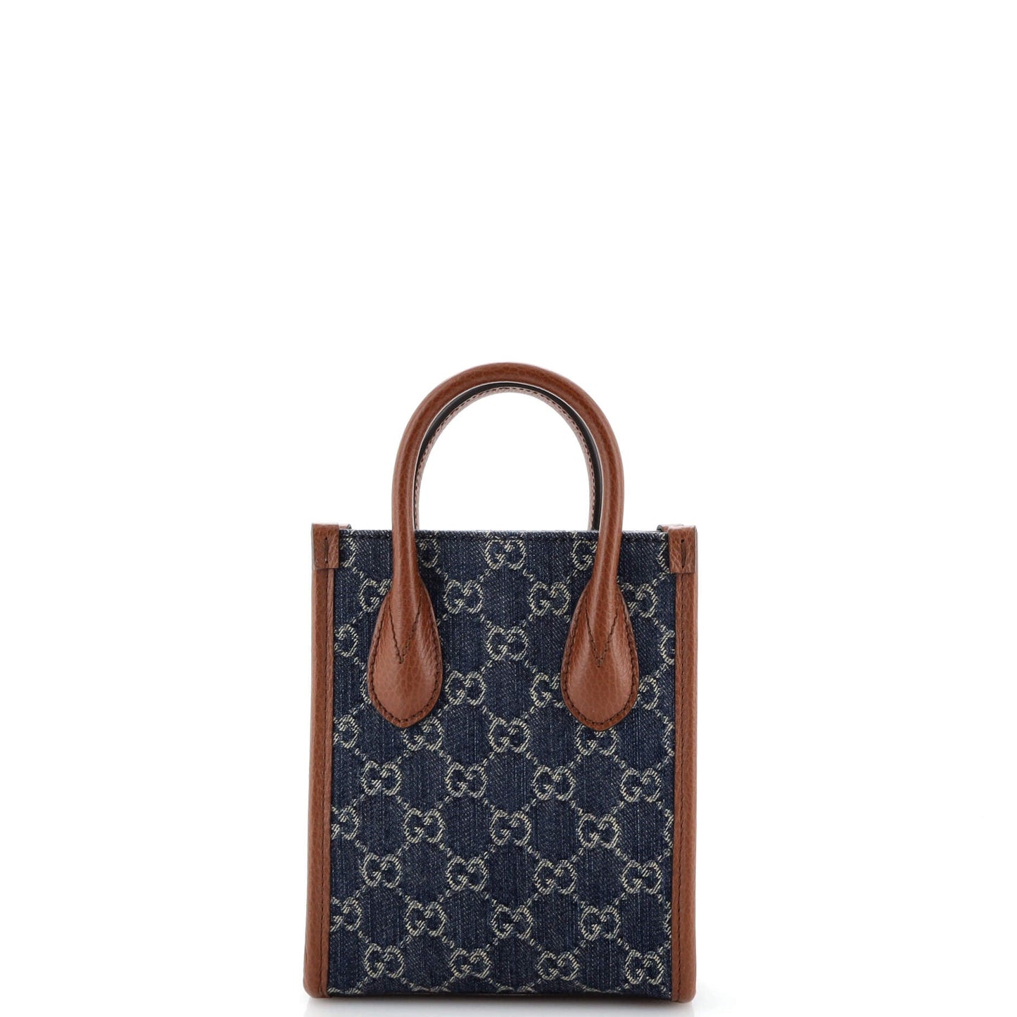 Interlocking G Patch Tote GG Denim Mini