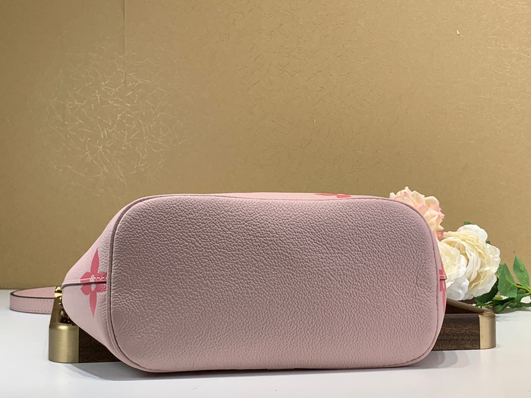LV MarsGLAMIallow Hobo Bag Monogram Empreinte Pink For Women,  Shoulder And Crossbody Bags 9.4in/24cm LV M45697