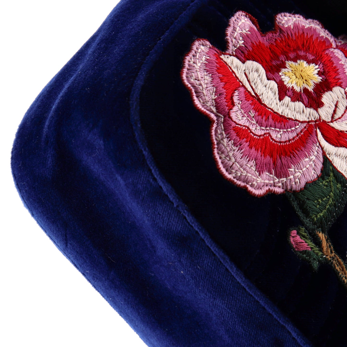 GG Marmont Flap Bag Embroidered Matelasse Velvet Medium