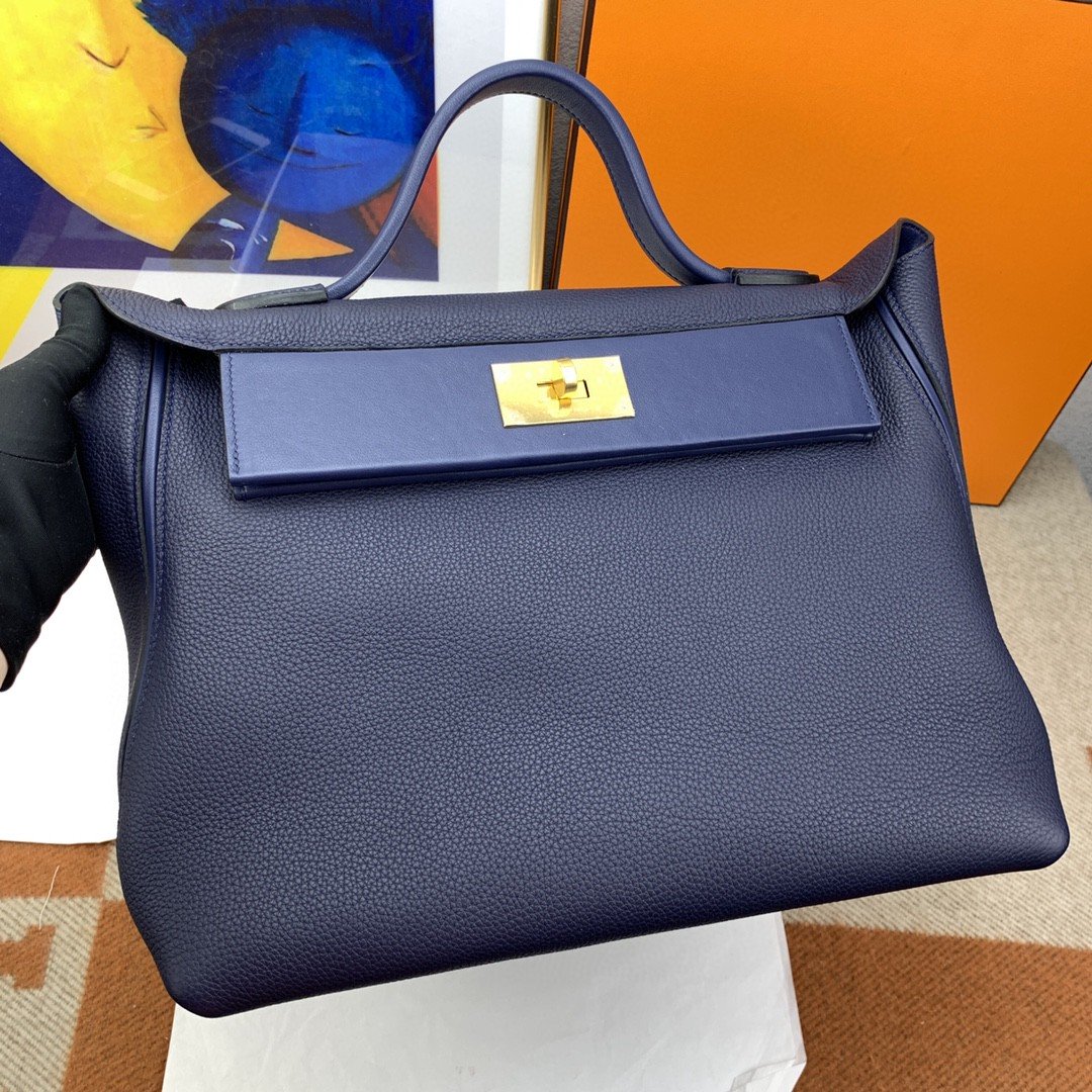 GLAMI 24/24 Evercolor Swift Navy Blue For Women, Handbags, Shoulder Bag 11.4in/29cm