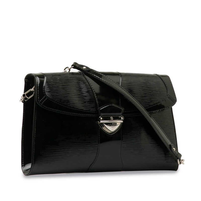 Louis Vuitton Epi Noir Shoulder Bag Crossbody Bag M4027N Patent