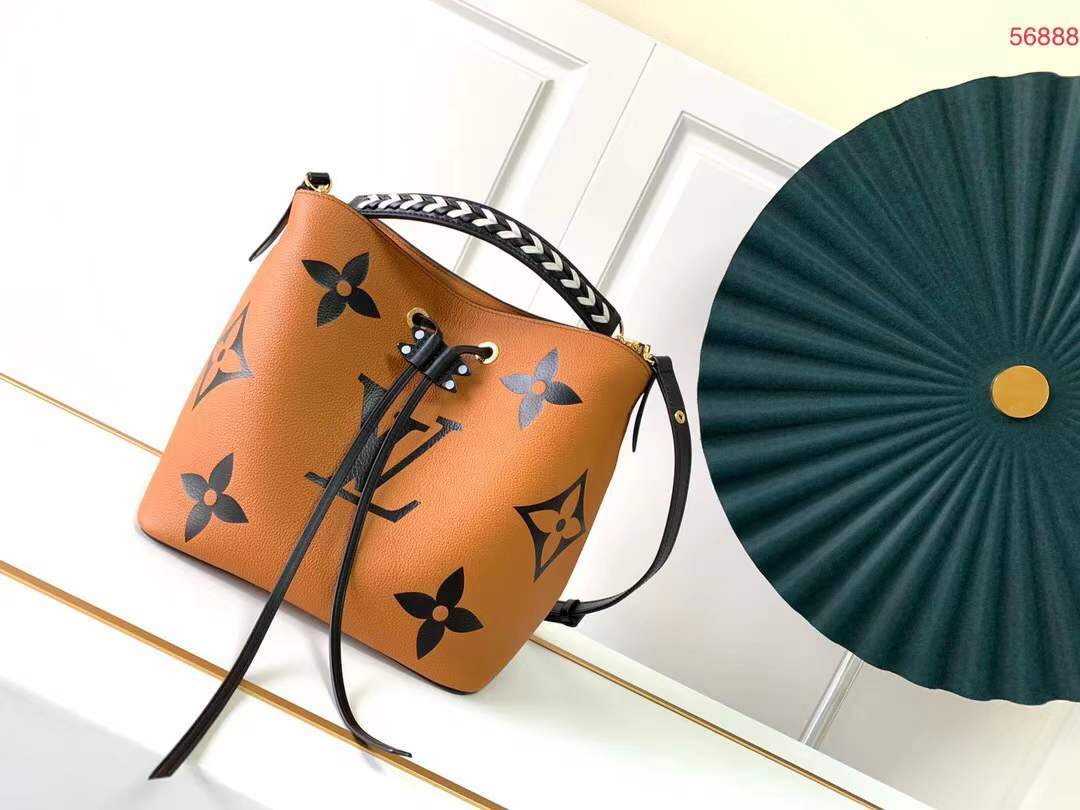LV LV Crafty Neonoe MM Bucket Bag Caramel For Women, WomenÃ¢â‚¬â„¢s Handbags, Shoulder Bags 10.2in/26cm LV M56888