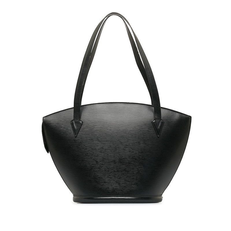 Louis Vuitton Epic Sanjack Shopping Handbag M52262 Noir Black Leather Lady Louis Vuitton