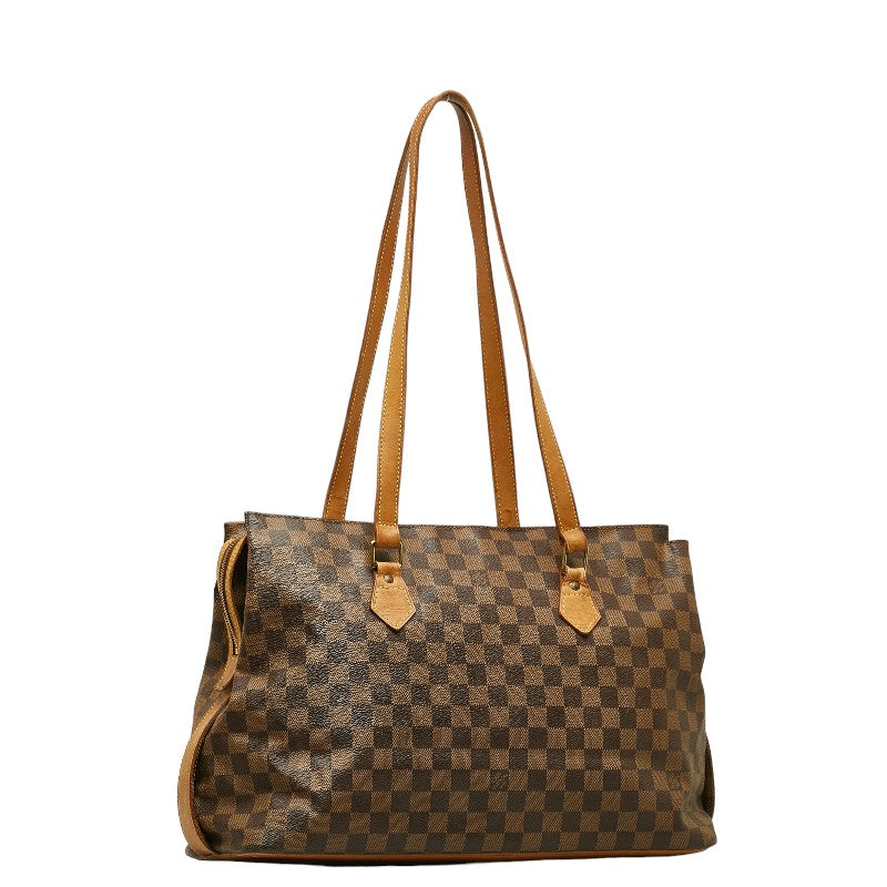 Louis Vuitton Louis Vuitton Damière N99037 Toast Bag PVC/Leather Brown