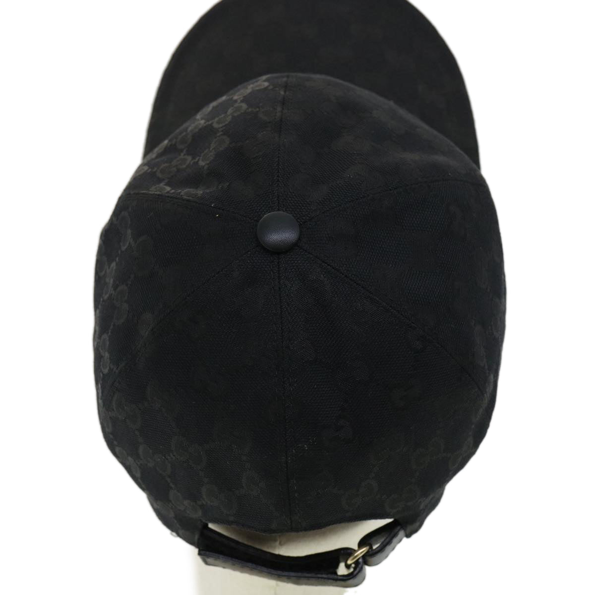 GUCCI Web Sherry Line GG Canvas Cap Black Green Red am3211