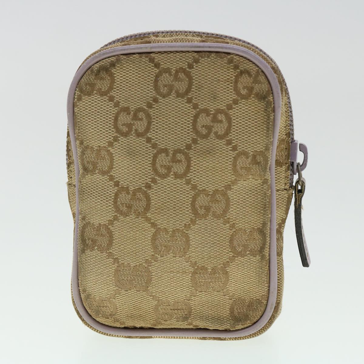 GUCCI GG Canvas Pouch 2Set Black Beige am3271