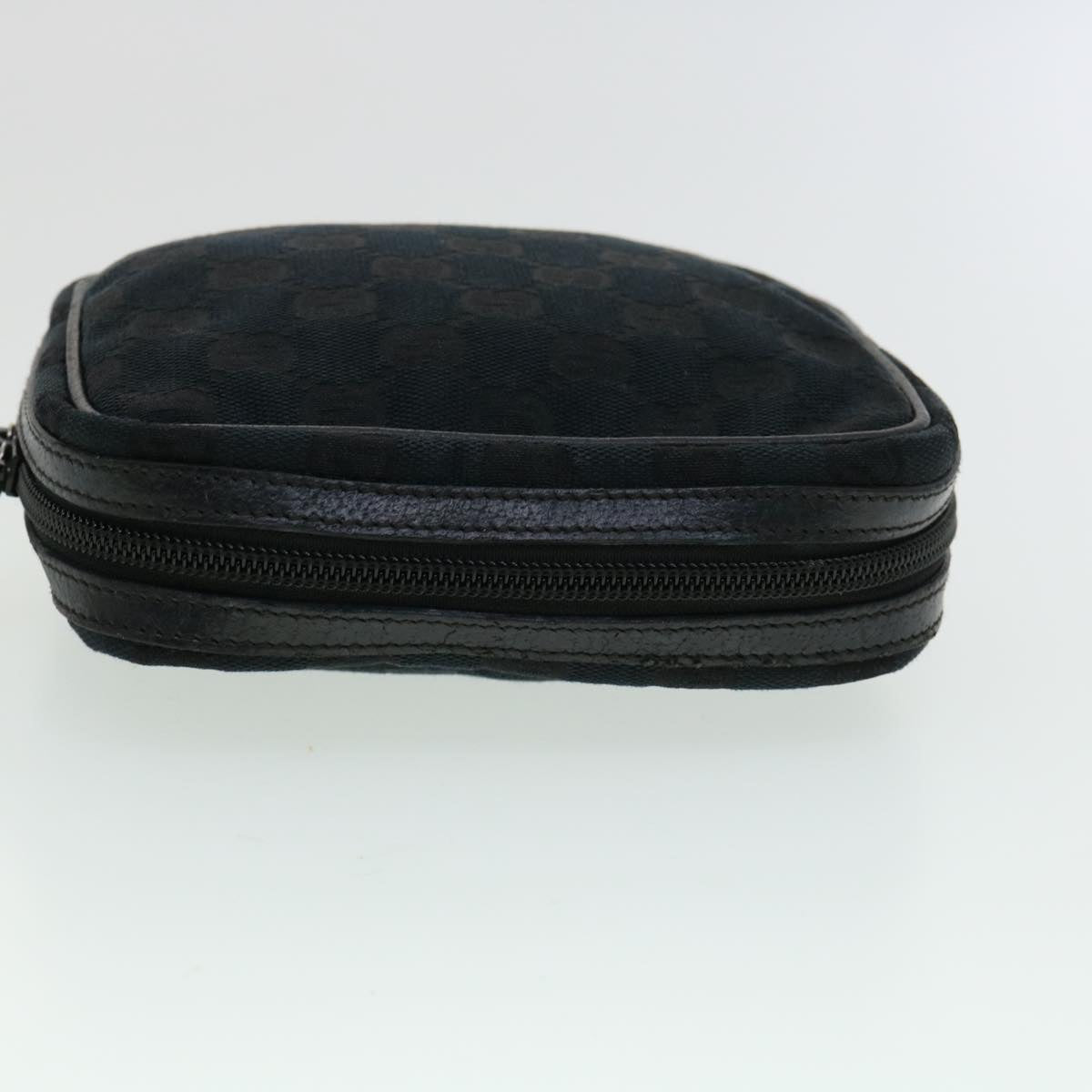 GUCCI GG Canvas Pouch 2Set Black Beige am3271