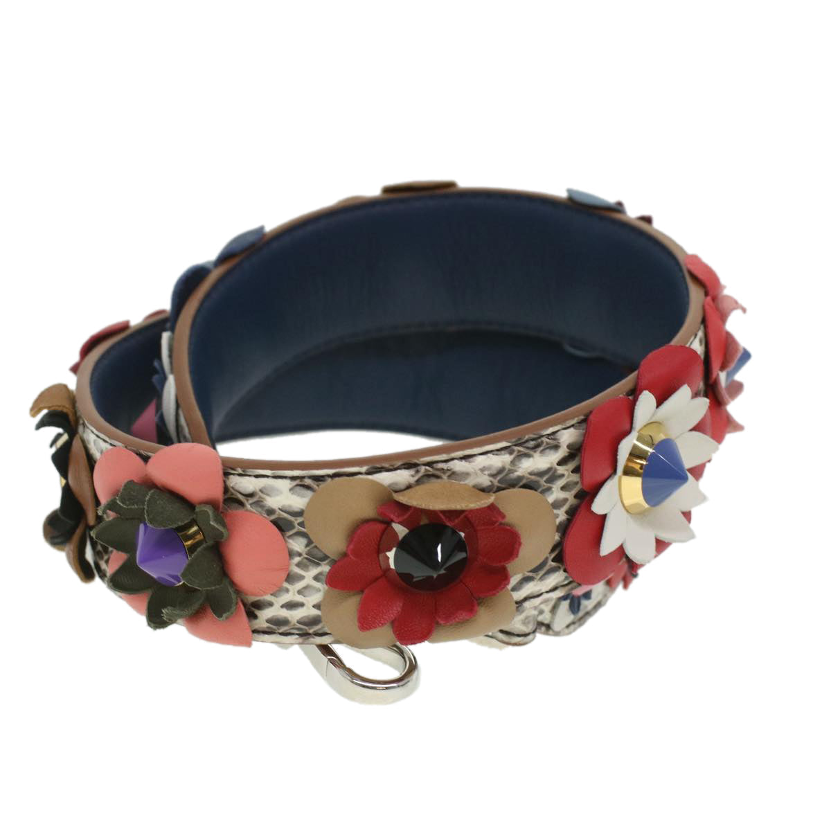 FENDI Shoulder Strap Snake pattern 35"" Multicolor am3522