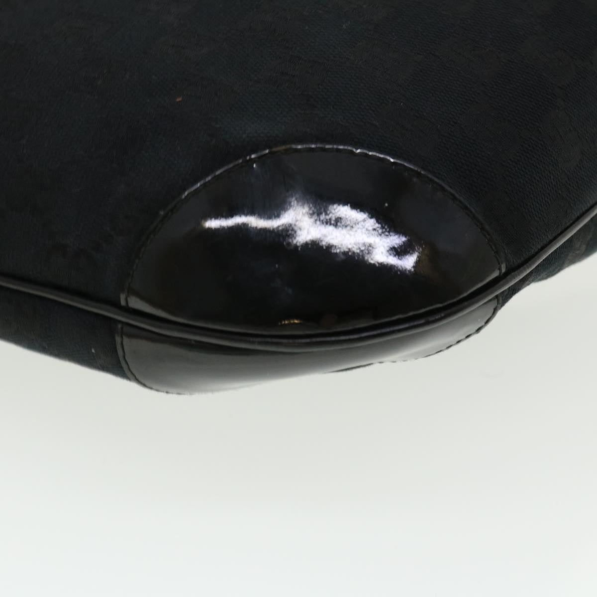 GUCCI GG Canvas Shoulder Bag Canvas Black am3702