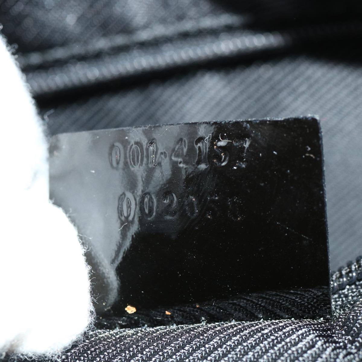 GUCCI GG Canvas Shoulder Bag Canvas Black am3702