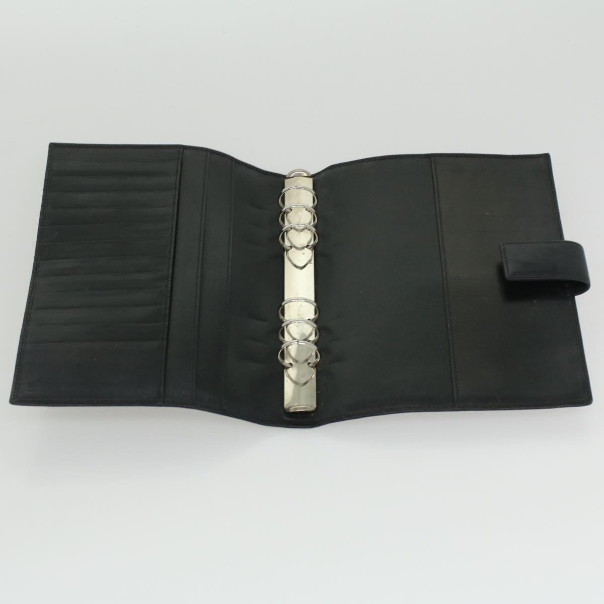 GUCCI Guccissima Agenda GM Day Planner Cover Black 115240 am3801