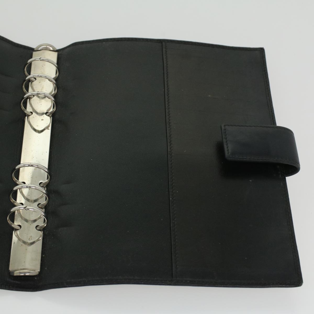 GUCCI Guccissima Agenda GM Day Planner Cover Black 115240 am3801