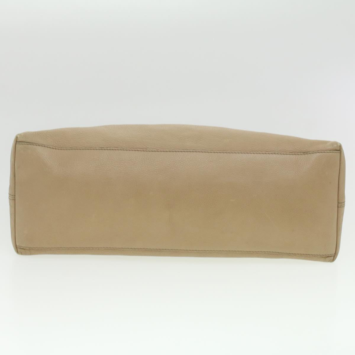 GUCCI Chain Soho Shoulder Bag Leather Beige 310306 am3948