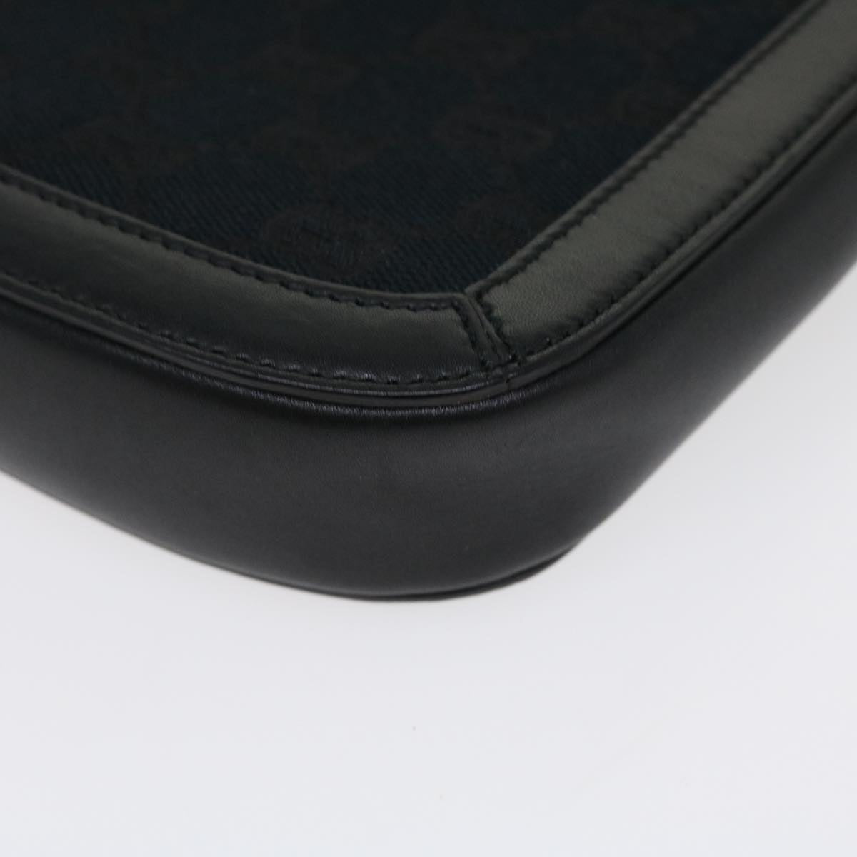 GUCCI GG Canvas Shoulder Bag Black 4142 am3951