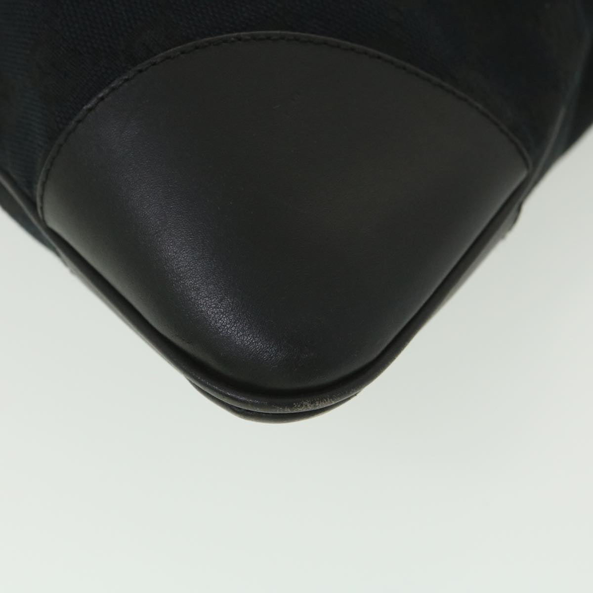 GUCCI GG Canvas Jackie Shoulder Bag Black 001.4075 am3986