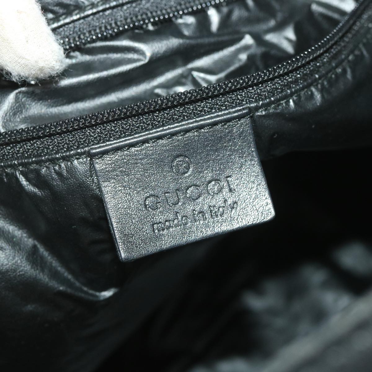 GUCCI GG Canvas Jackie Shoulder Bag Black 001.4075 am3986