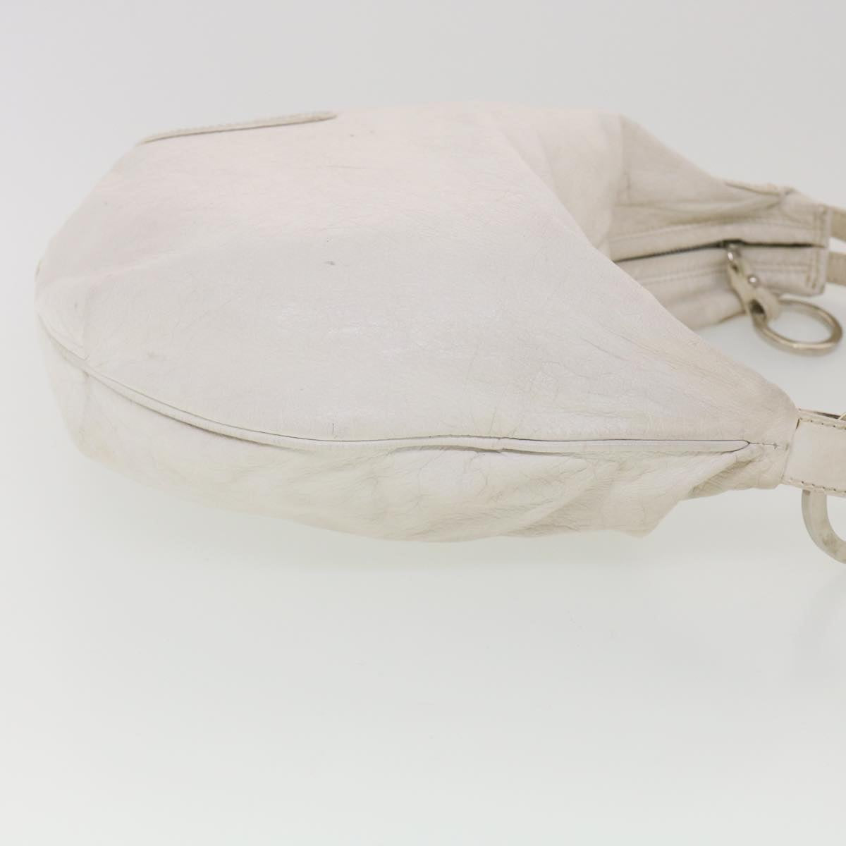FENDI Shoulder Bag Leather White am4051