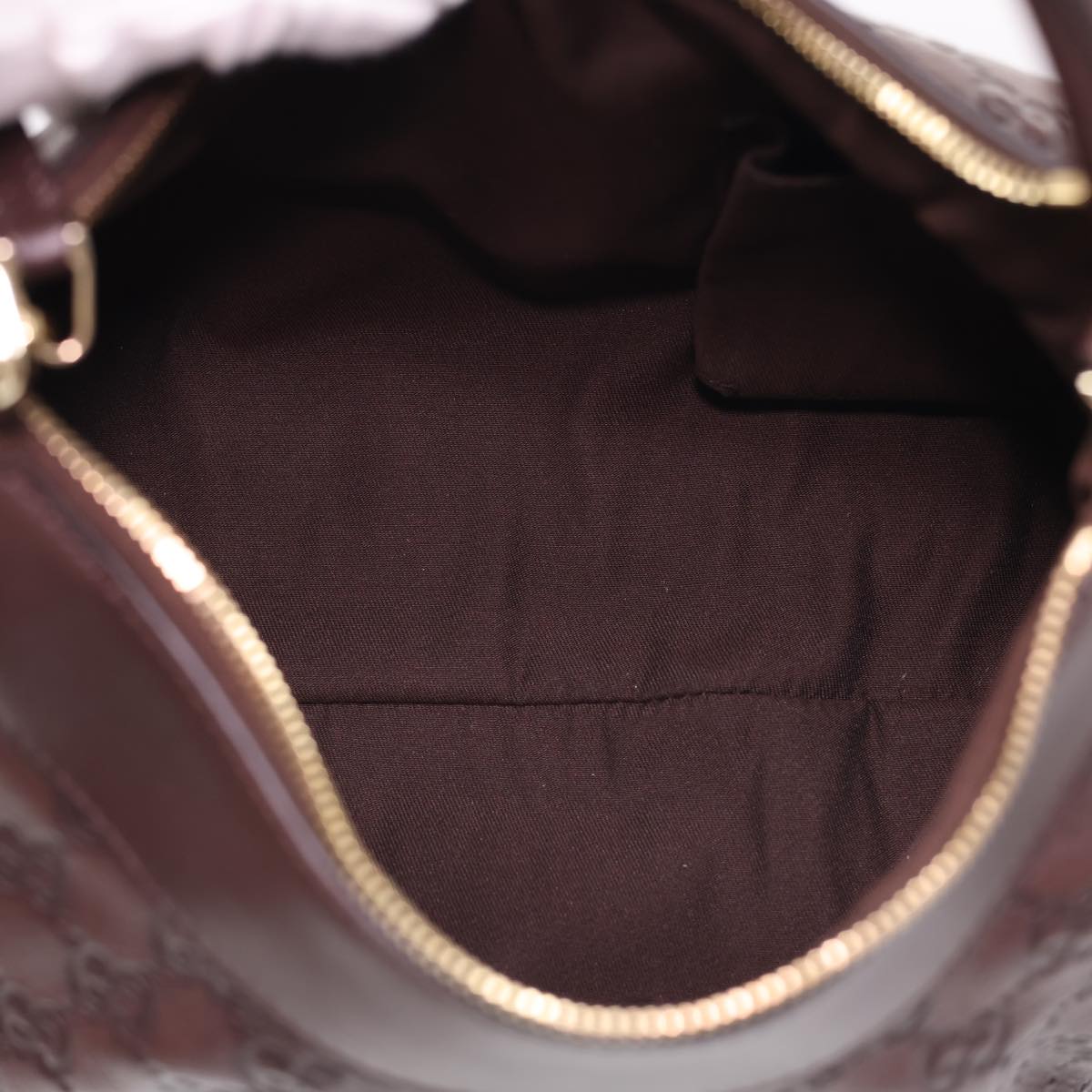 GUCCI Guccissima GG Canvas Shoulder Bag Brown 190525 am4182