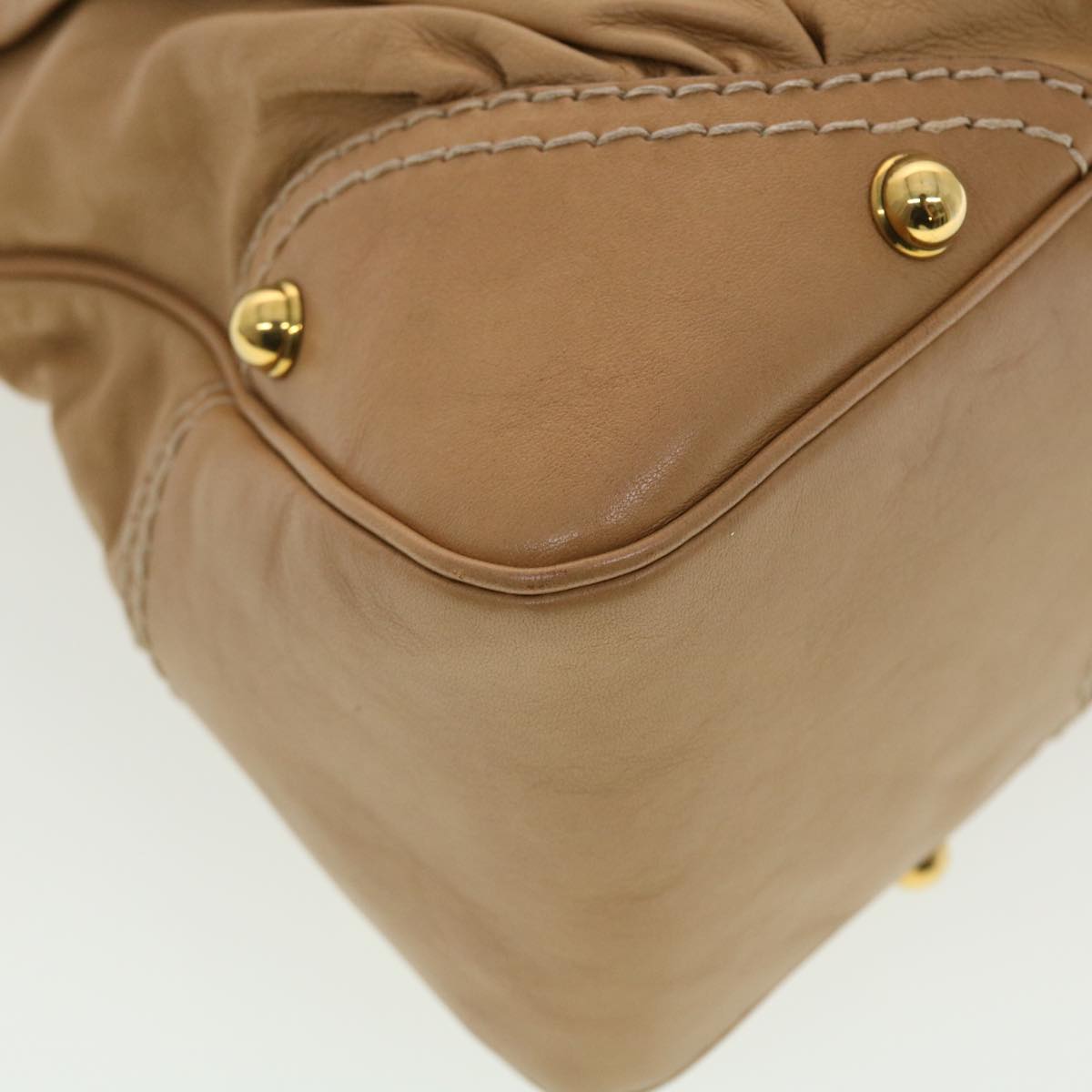 GUCCI Shoulder Bag Leather Brown 204991 am4195